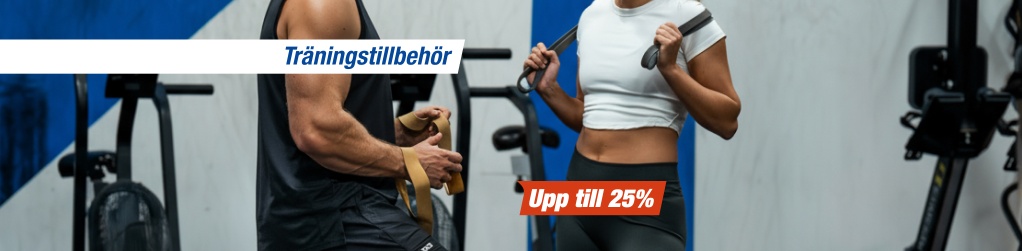 Upp till 25% p� tr�ningstillbeh�r